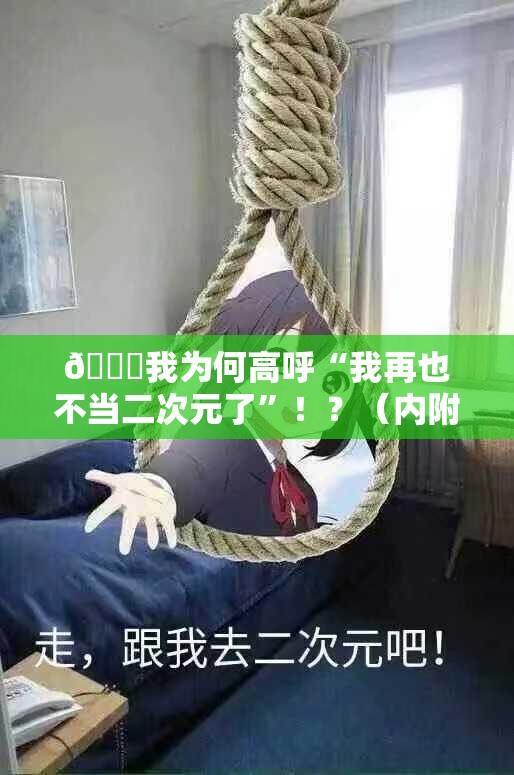 我 再 也 不 当 二 次 元 了 （